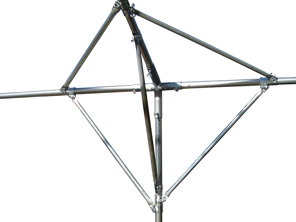 30' x 30' 1-5/8" Reinforced Canopy With Valance Top