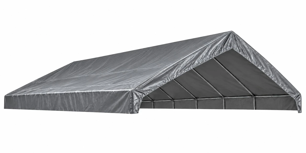 30' X 40'  Frame Valance Canopy Replacement Cover (Fits 30 x 40 Frames) Silver
