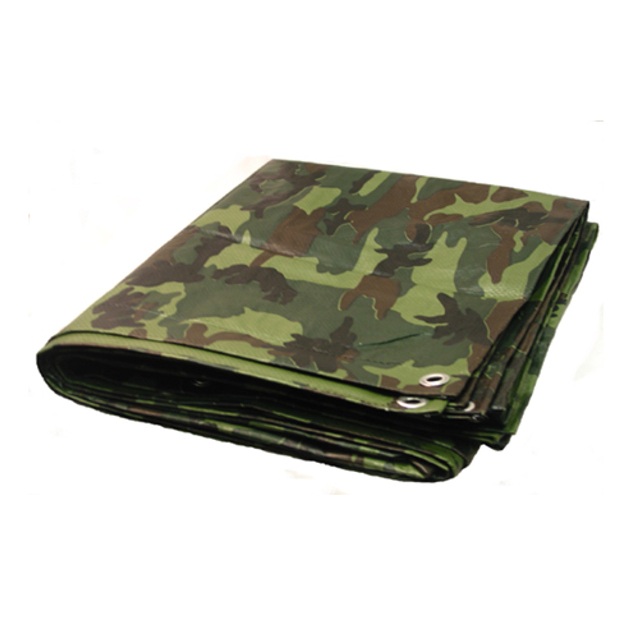 12' X 12' Medium Duty Premium Camouflage Poly Tarp (11'6" x 11'6")