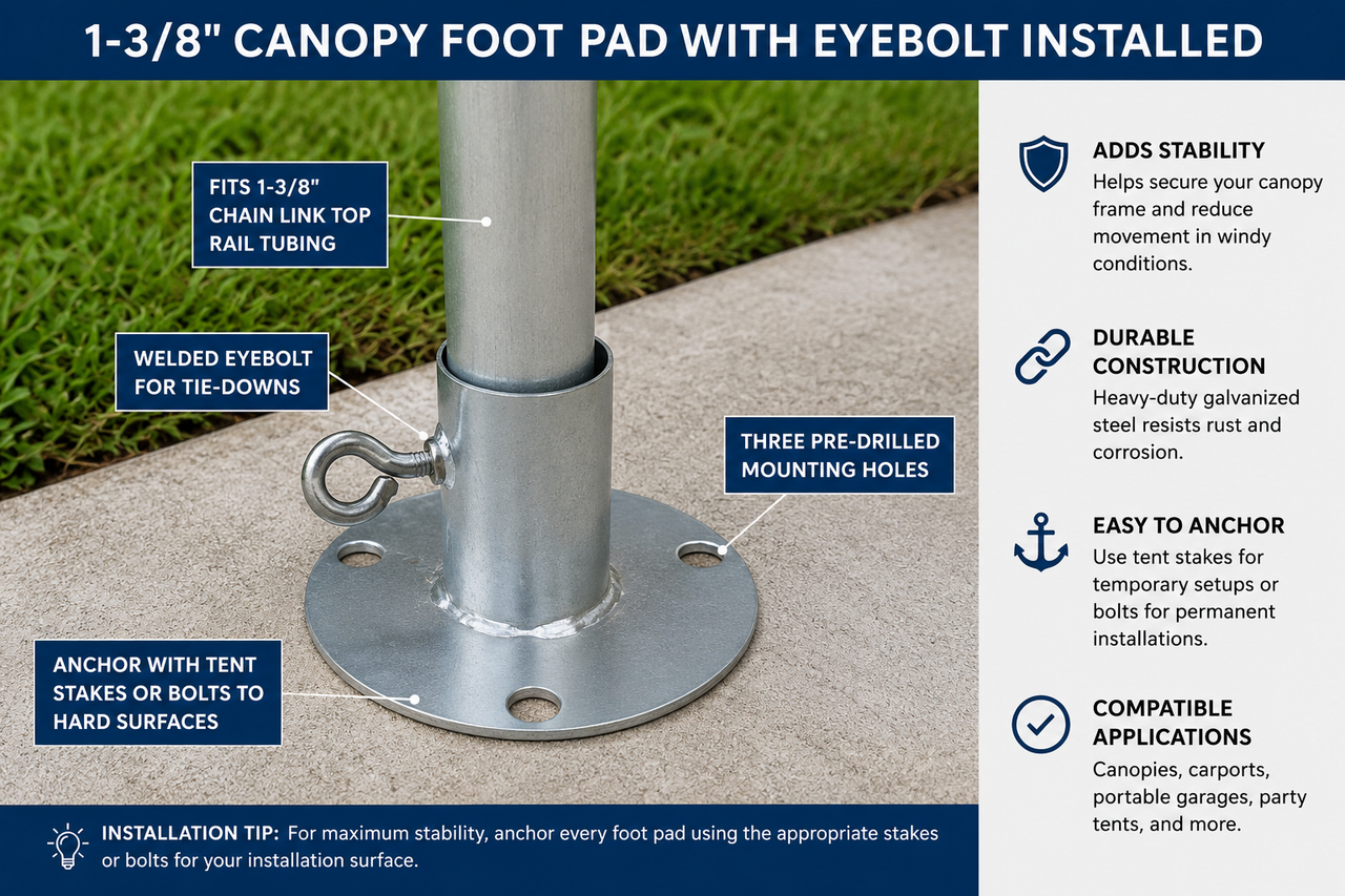 1 3/8" Footpad