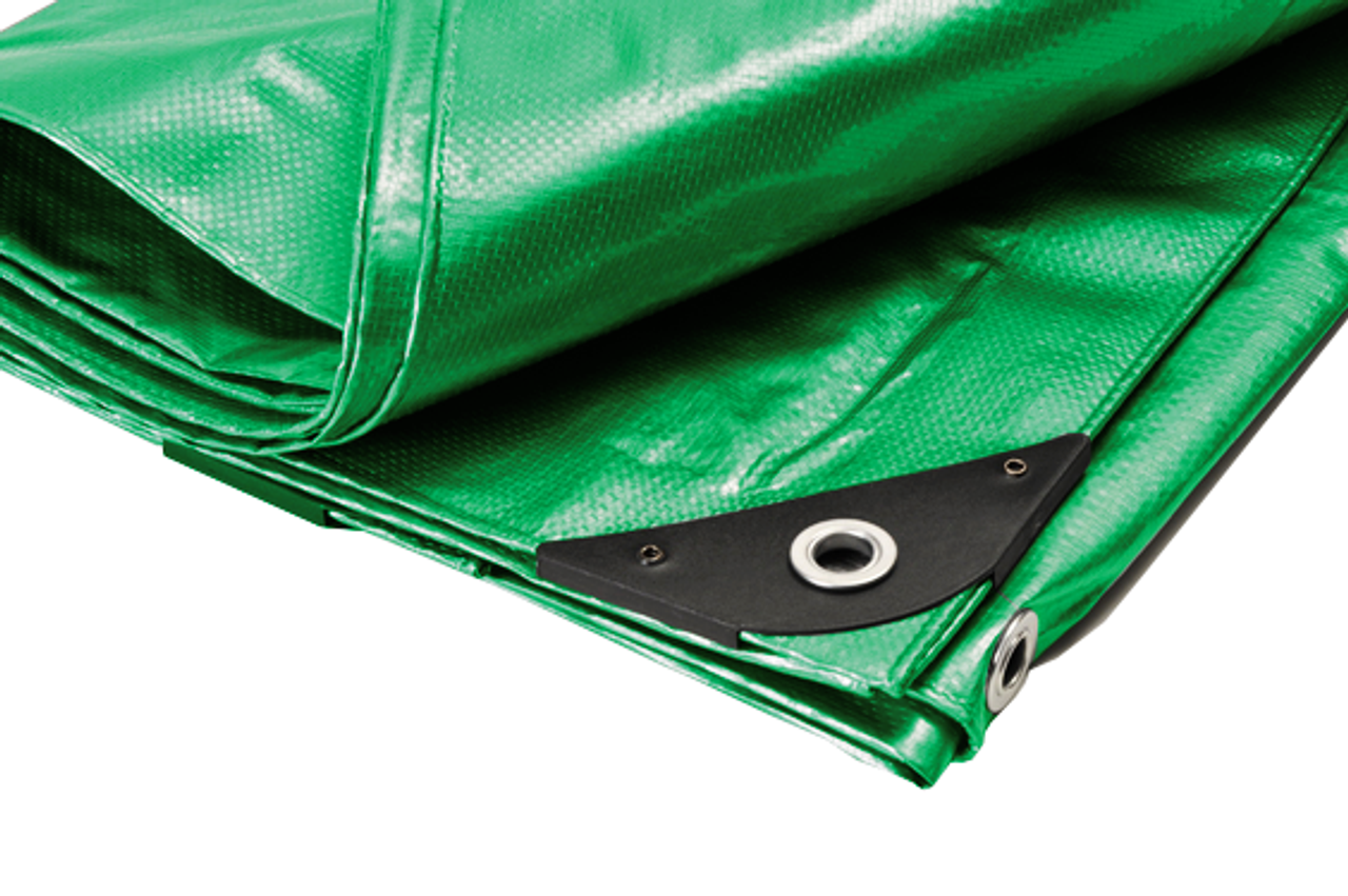 16' X 20' Heavy Duty Premium Green Poly Tarp (15'6" x 19'6")