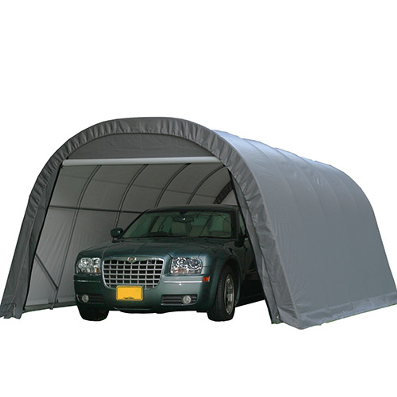 12' X 24' X 8' Round Portable Garage Canopy