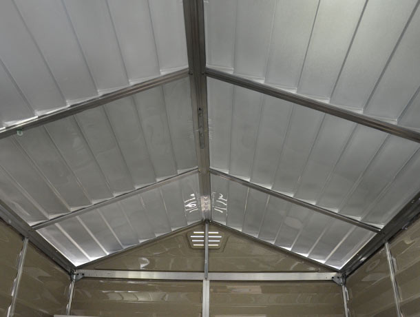 Skylight Outdoor Storage Shed - 6' x 8' - CanopiesandTarps.com