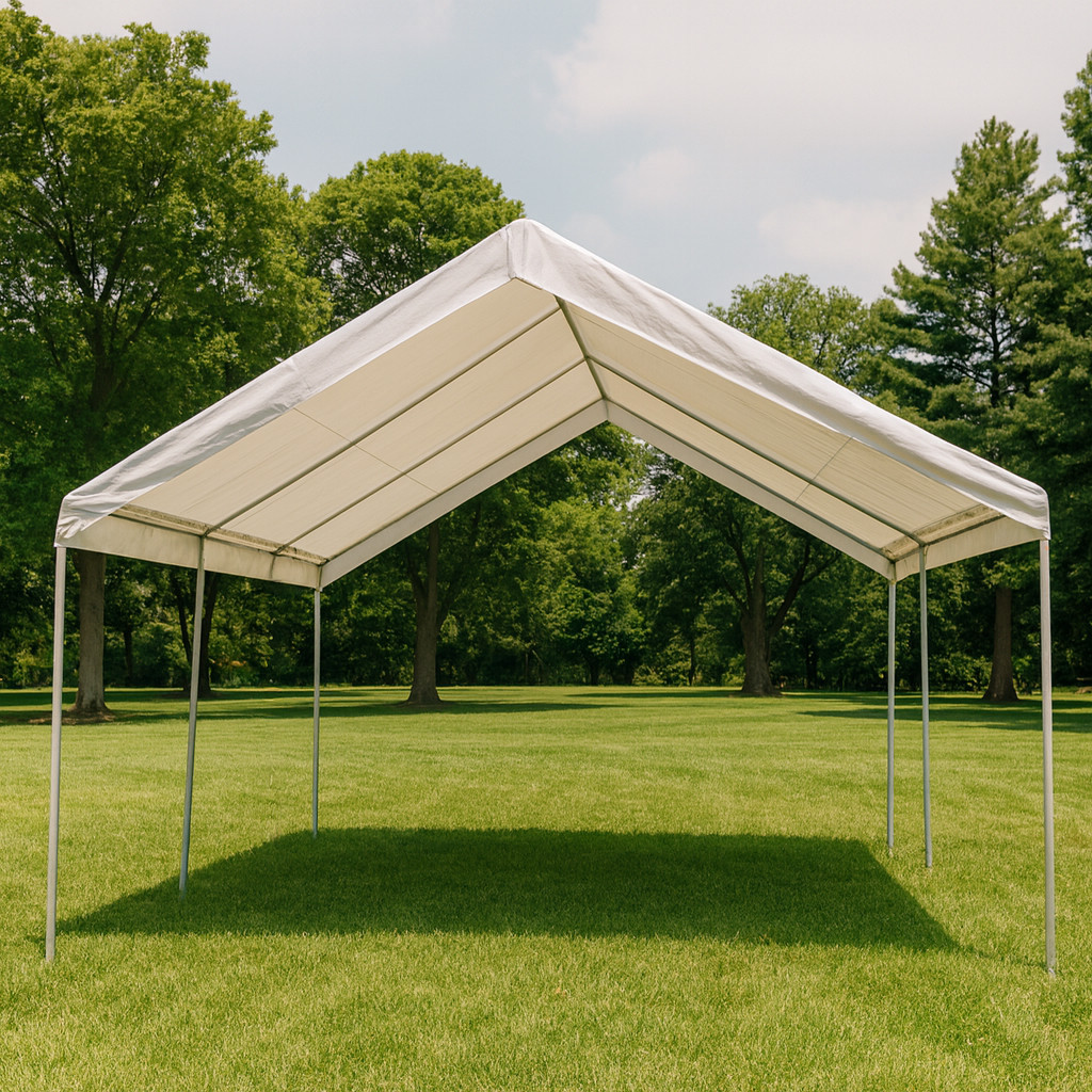 18' X 20' Valance Canopy 1-5/8" Dia. HD Galvanized Frame