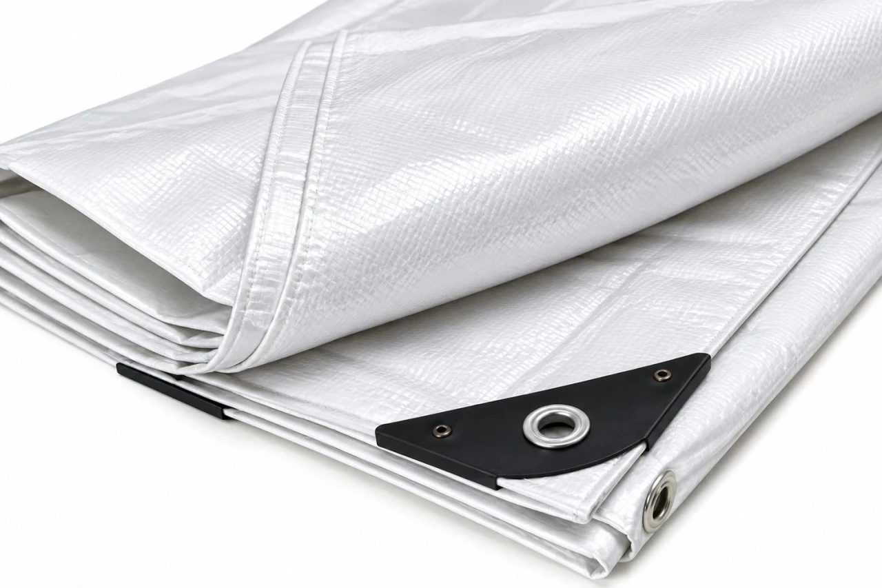 White Heavy Duty Poly Tarp