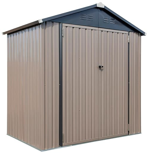 6' x 4' x 6' Arrow Cover It Brown Shed