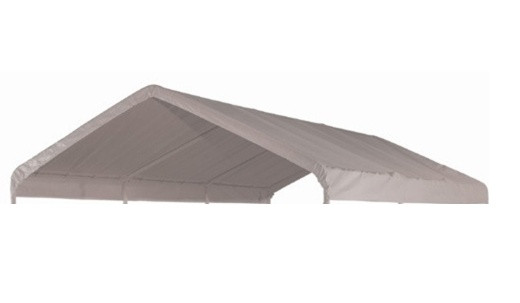 Image of a white valance canopy replacement cover