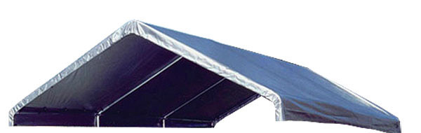 Image of a silver valance canopy replacement cover