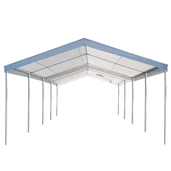 30' X 60' Valance Canopy 23/8" Dia. HD Galvanized Frame Ultra