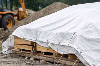 Construction and job site tarps