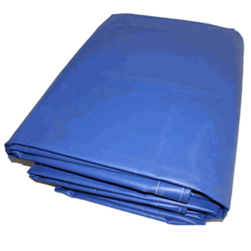 10 x 12 Blue Vinyl Coated Tarp 18 Oz.