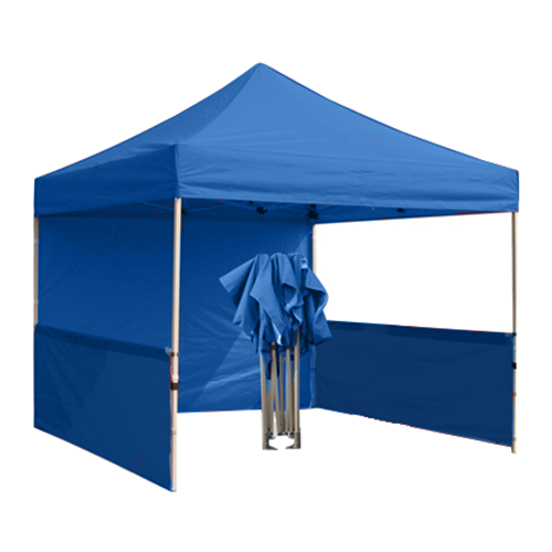 10' X 10' 2" Dia. commercial instant canopy with side rail skirting kit