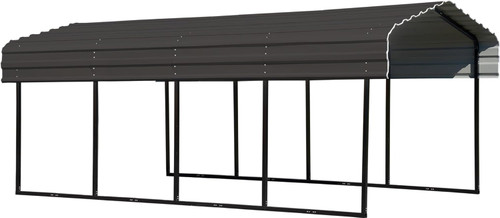 Arrow 10' x 20' Metal Carport W Steel Roof (Two Available Leg Heights)