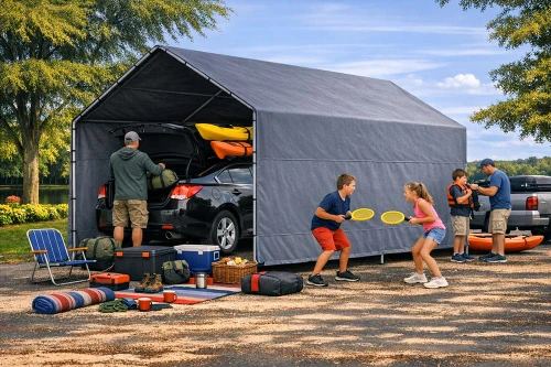 10' x 30' Traditional Canopy Tent 1-3/8" Side Protection