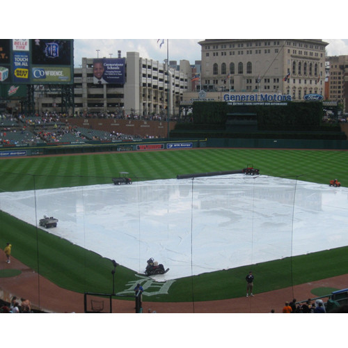 120' x 120' Baseball/Softball Athletic Field Cover 6.3oz/ 12 mil PE