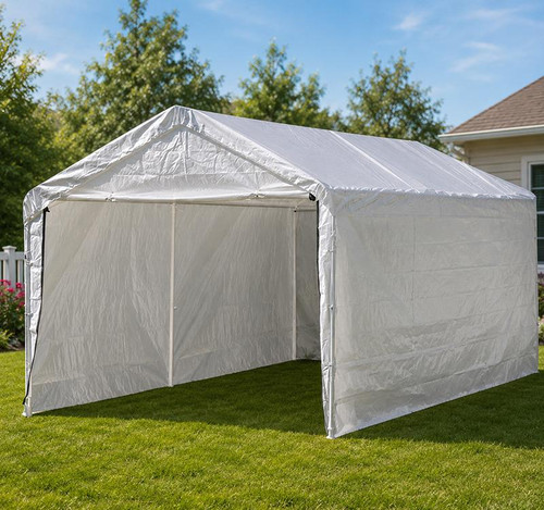 12' X 20' 1-5/8" DIA. ENCLOSED CARPORT CANOPY