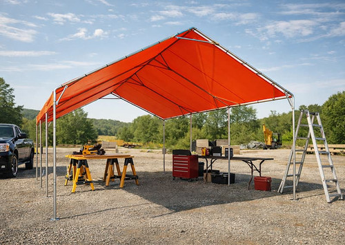 Construction Worksite — Orange Cover