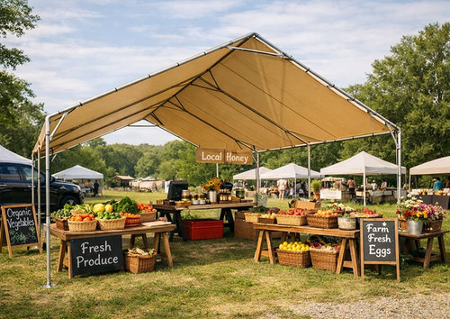 Farmers Market — Tan Cover