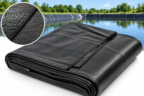 30' x 30' Poly Containment/Pond Liner 30 Mil Coated Woven Polyethylene