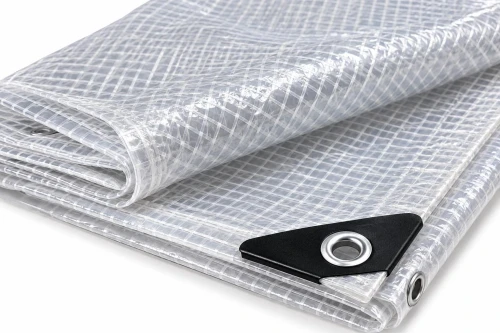 Clear String Reinforced Poly Tarp