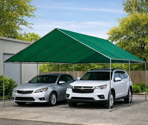 18' X 20' 1-3/8" Diameter With Standard Top in Green