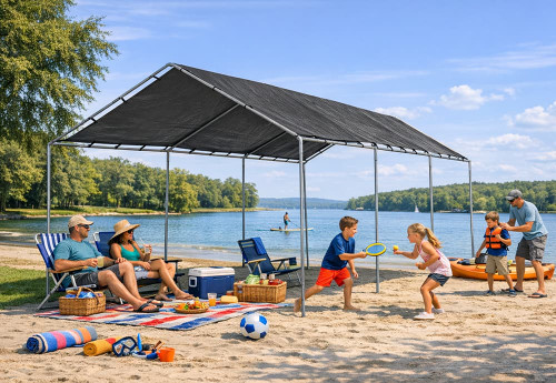 10' x 36' Traditional Canopy Tent 1-3/8" Diameter Frame