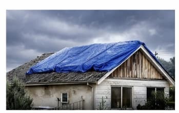 Hurricane and storm protection tarps