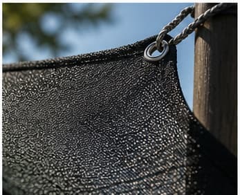 Mesh shade tarps