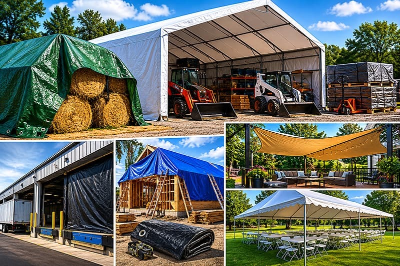 Tarp and canopy use cases and solutions