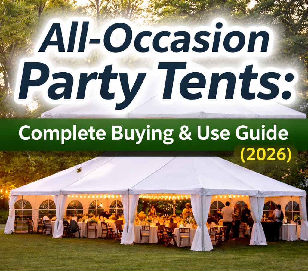All-Occasion Party Tents: Complete Buying & Use Guide (2026)