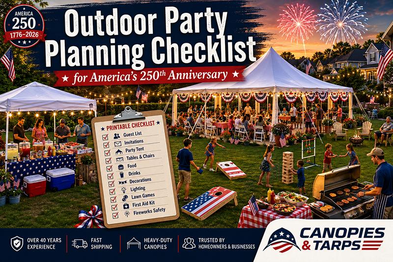 Outdoor Party Planning Checklist for America's 250th Anniversary