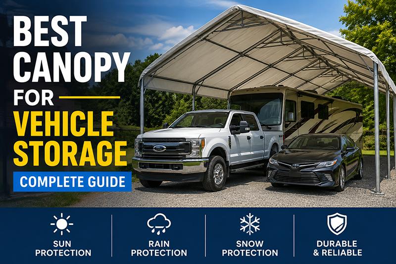 Best Canopy for Vehicle Storage (Complete Guide)