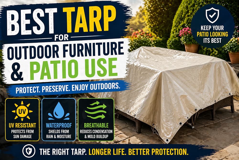 Best Tarp for Outdoor Furniture & Patio Use