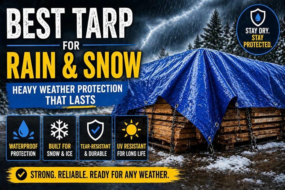 Best Tarp for Rain & Snow (Heavy Weather Guide)