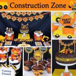 Tarps for a Construction Theme Birthday Party