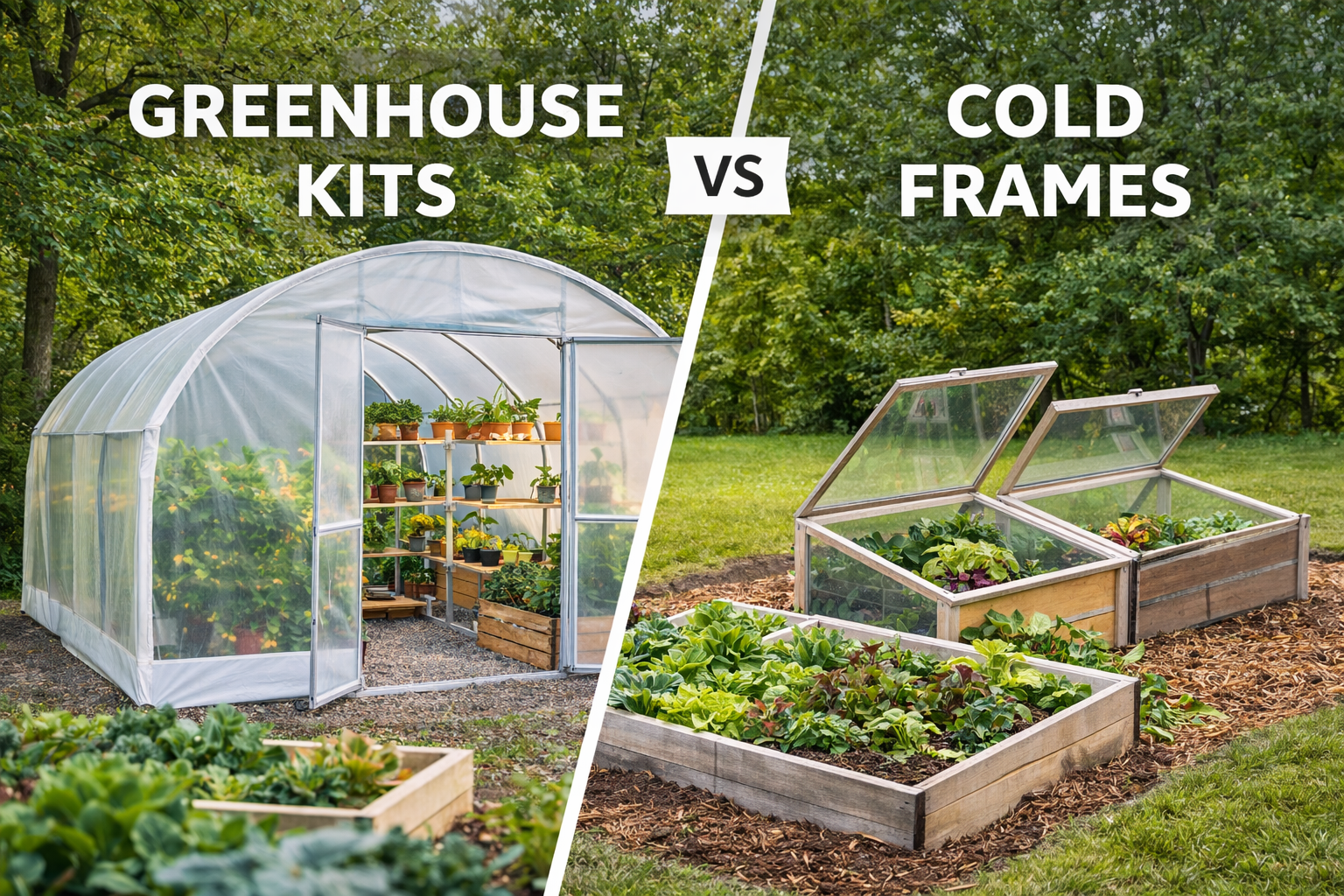 Greenhouse Kits vs Cold Frames: Which Is Right for Your Garden?
