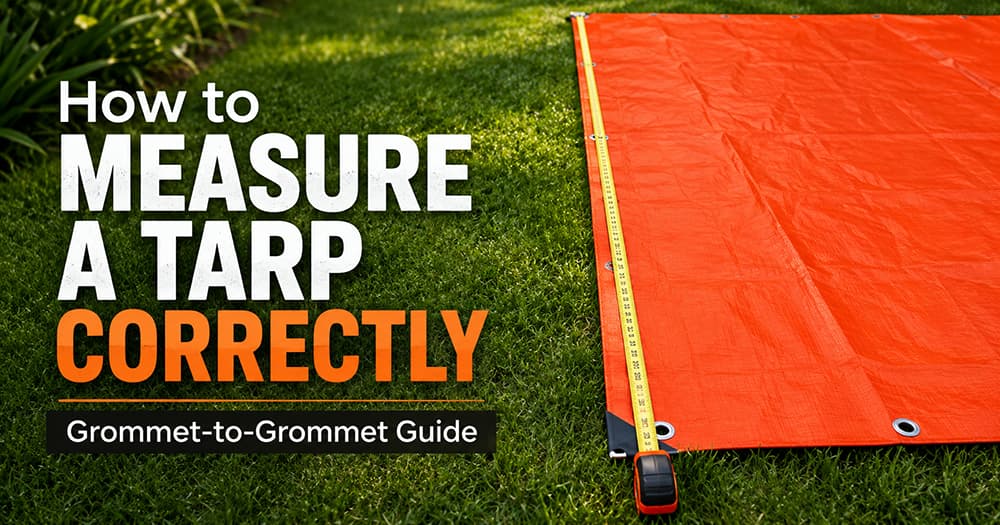 How to Measure a Tarp Correctly Before Ordering a Replacement
