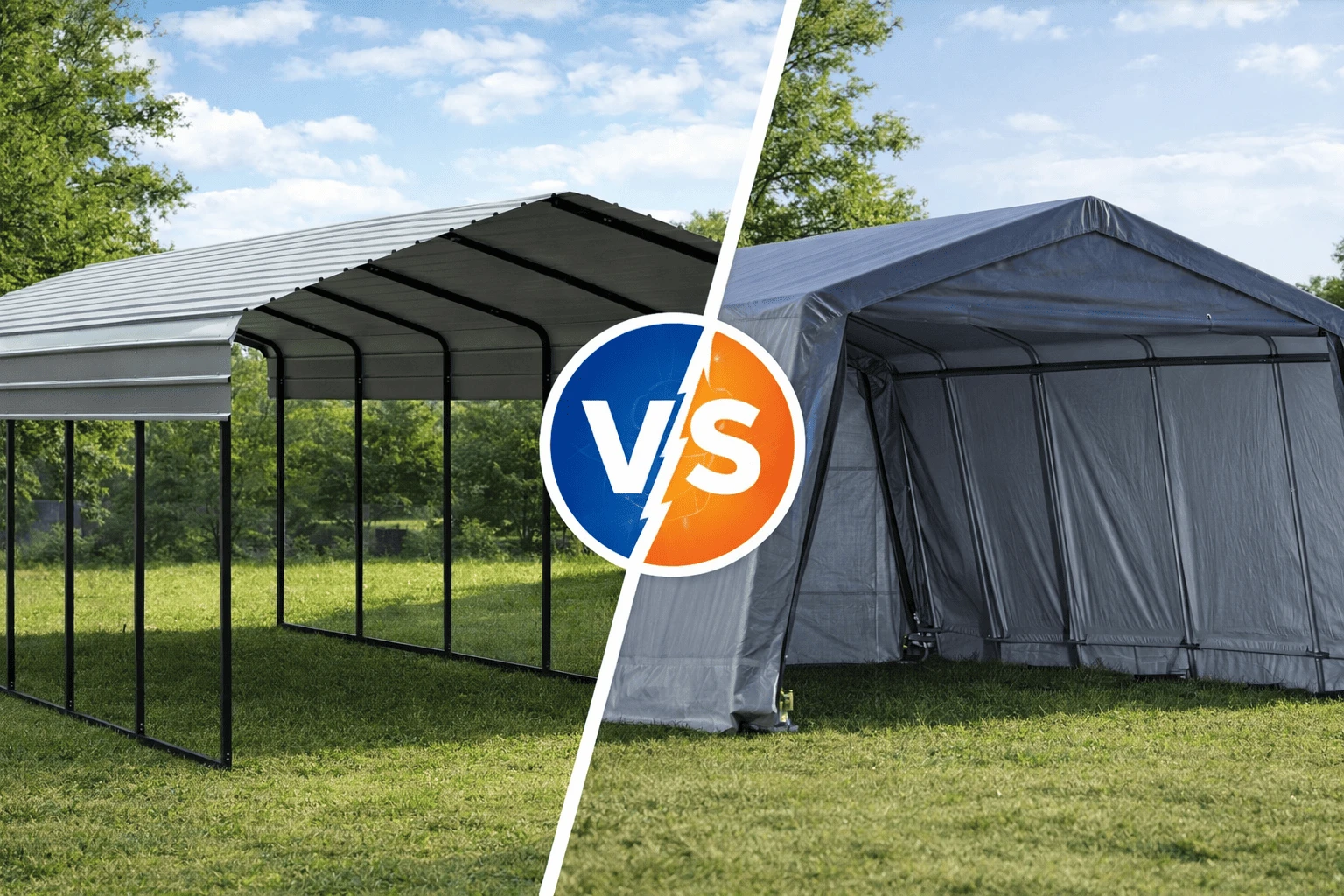 Metal Carport vs Fabric Shelter: Which Is Right for You?