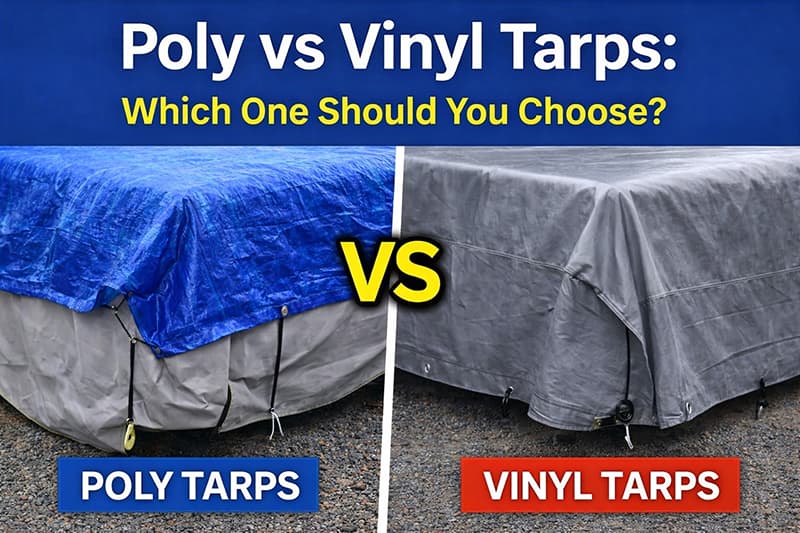 Poly vs Vinyl Tarps: Which One Should You Choose?