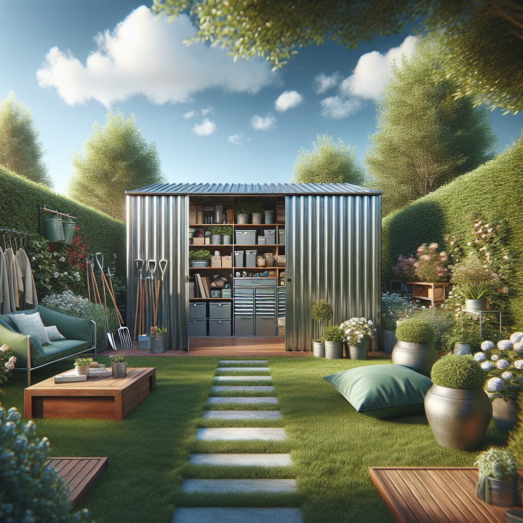 The Ultimate Solution for Outdoor Organization: Steel Storage Sheds