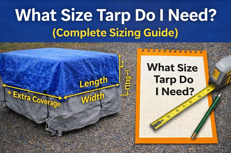 What Size Tarp Do I Need? (Complete Sizing Guide)