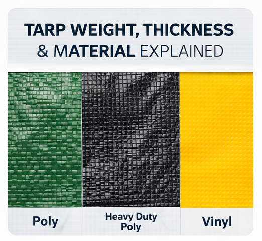 Tarp Weight, Thickness & Material Explained