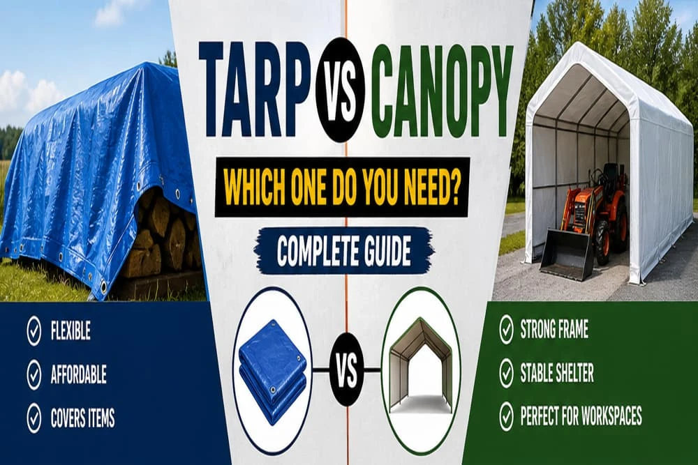 Tarp vs Canopy: Which One Do You Need? (Complete Guide)