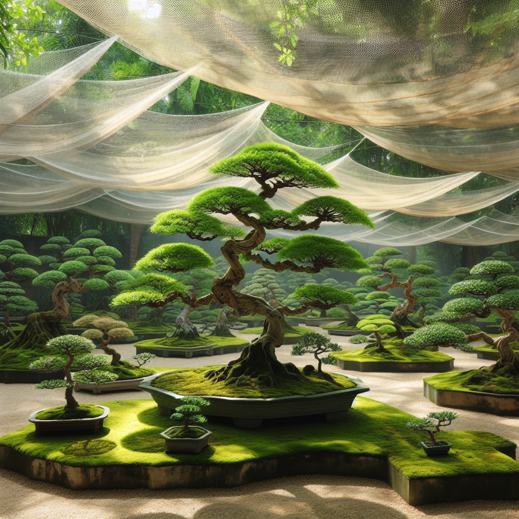 Protecting Your Bonsai Trees: The Benefits of Mesh Tarps for Sun Protection  - Canopies and Tarps