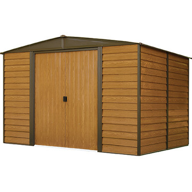 Arrow Woodridge Storage Shed Kit - 10' x 6' - Canopies and Tarps WR106