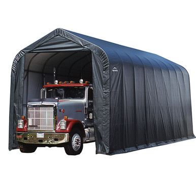 Portable Garage Carport Tent Peaked 16' x 40' x 16'