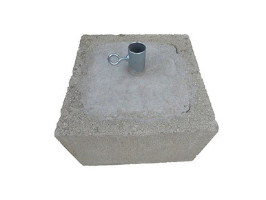 1-7/8" 12 x 8 x 12 Canopy Cement Block Weight (Pick Up Only)