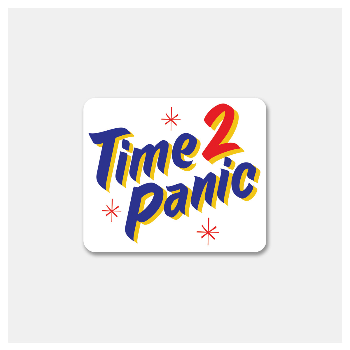 Panic Bar Sticker Panic Sign Painter Style | Vinyl Sticker | Rock Scissor Paper