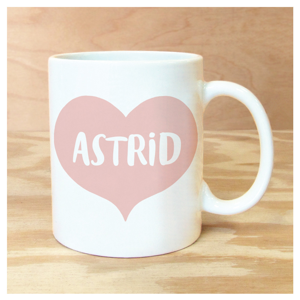 Heart To Heart PR サイン タイトルカップ 優勝盾 Big Heart | Personalized Mug | Rock Scissor Paper