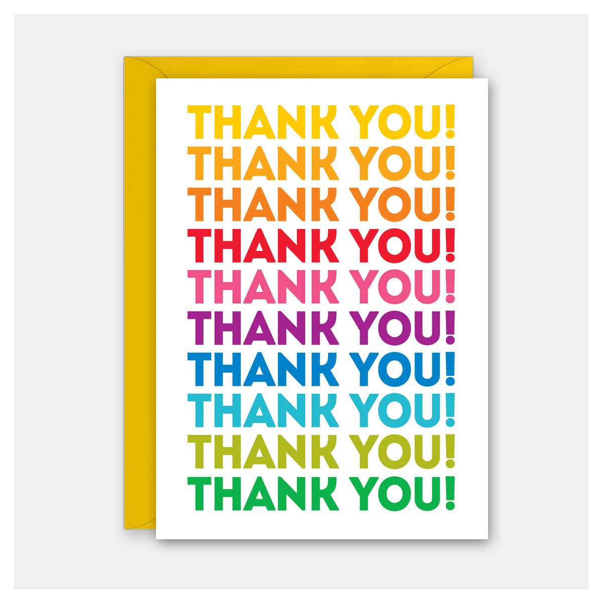 Thank You Repeat | Blank Card | Rock Scissor Paper